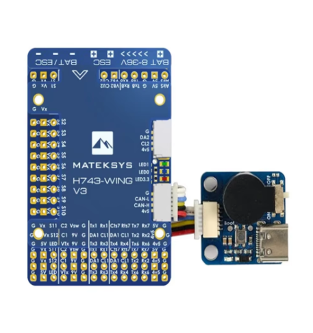 Betaflight Fc - Controlador de vuelo Matek H743-WING V3