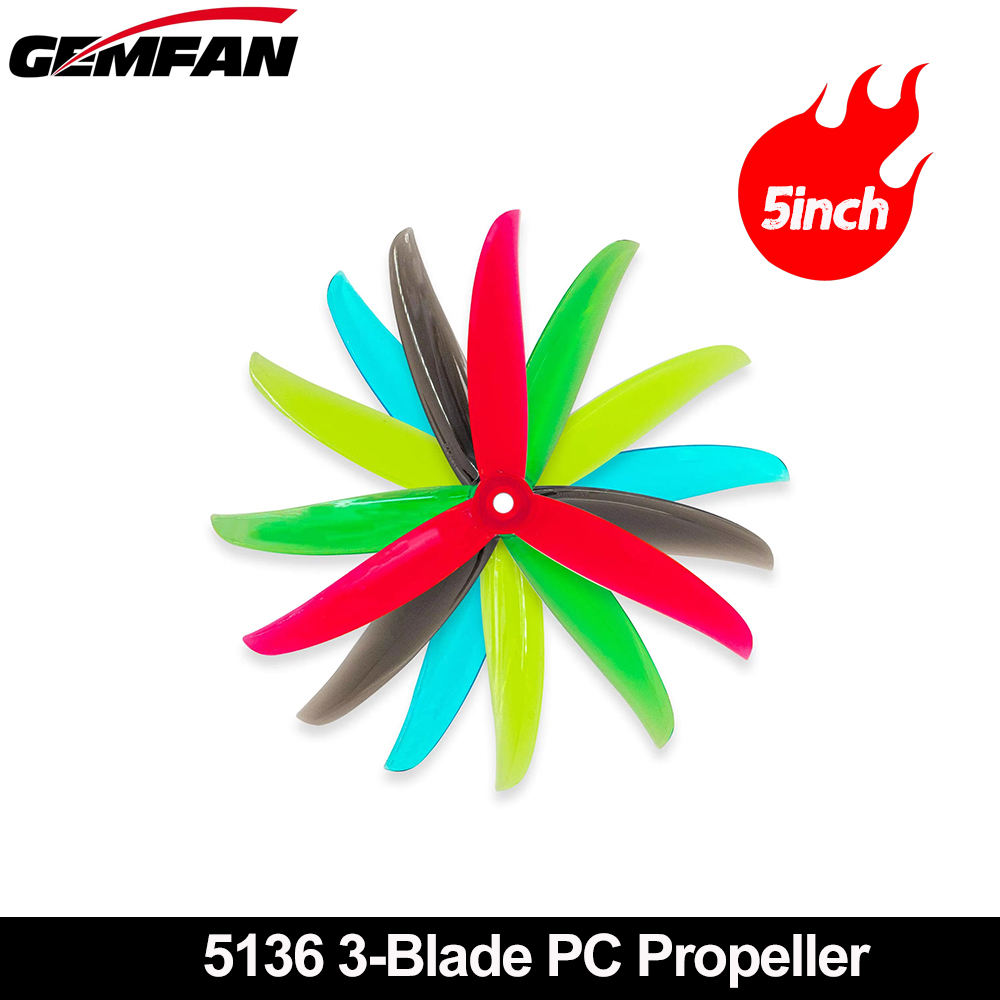 5 Inch Propeller - Gemfan VANOVER 5136 hélice de PC