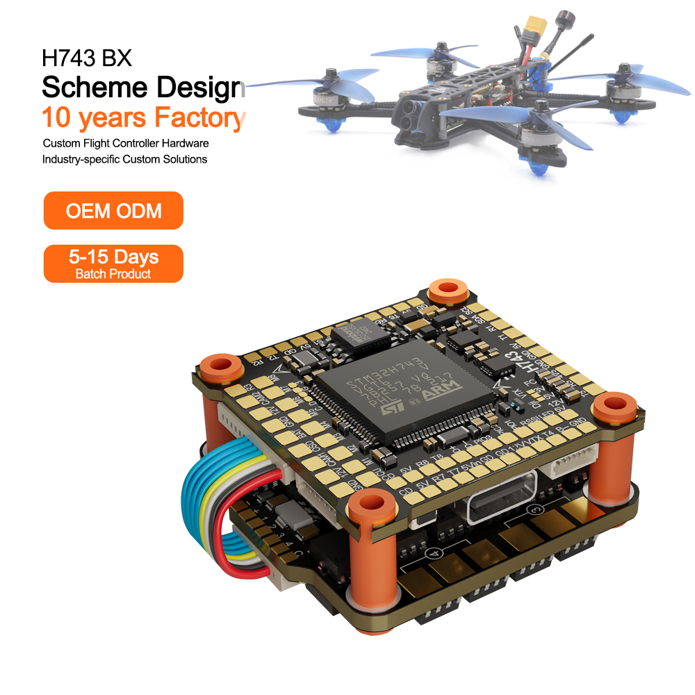 Betaflight Fc - Controlador de Vuelo H743 Metal Mark4