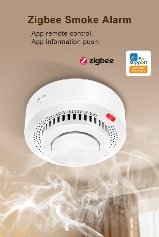 Smoke Stopper - Alarma de Humo Inteligente Zigbee EWelink,