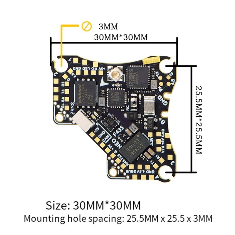 Controlador de vuelo FBIL-F435 - 4 In 1 Esc reseña y precio