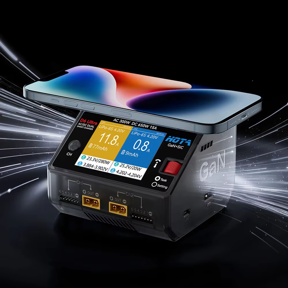 Cargador de Doble Canal HOTA D - Lipo Battery 6S reseña y precio