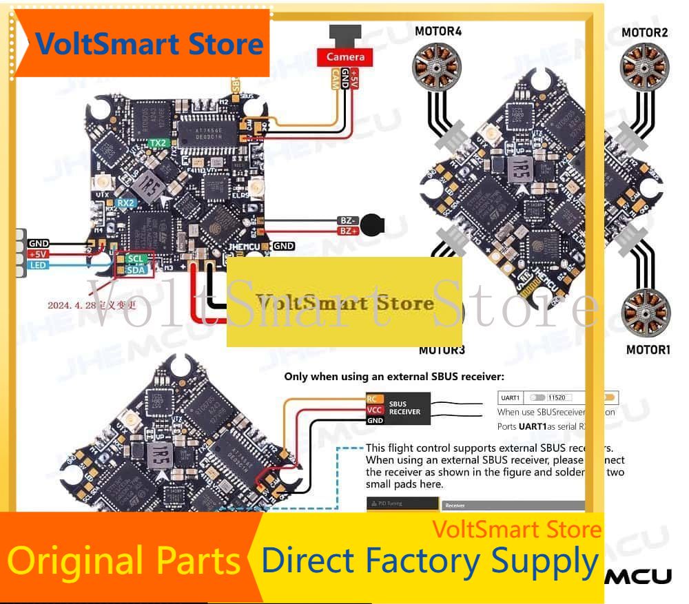 Controlador de vuelo VoltSJHEM - Betaflight Fc reseña y precio