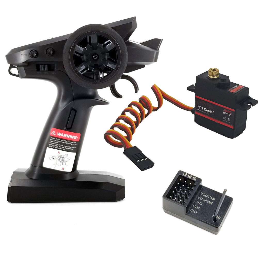 Transmisor y receptor de 3 can - Radio Transmitter 2.4Ghz reseña y precio