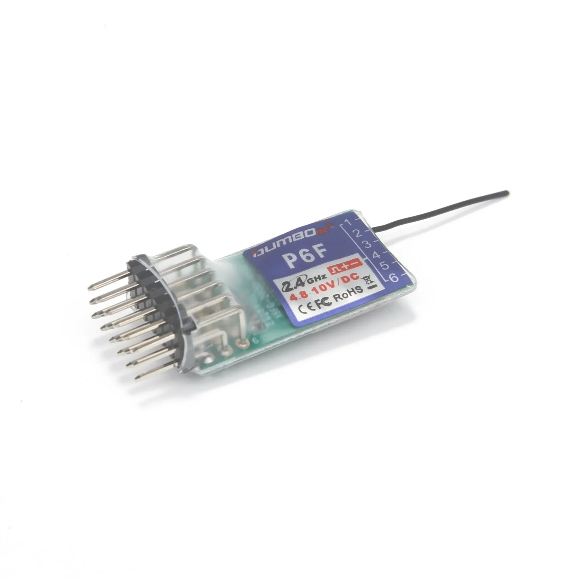 DUMBORC P6F Mini receptor 6CH  - Radio Transmitter 2.4Ghz reseña y precio