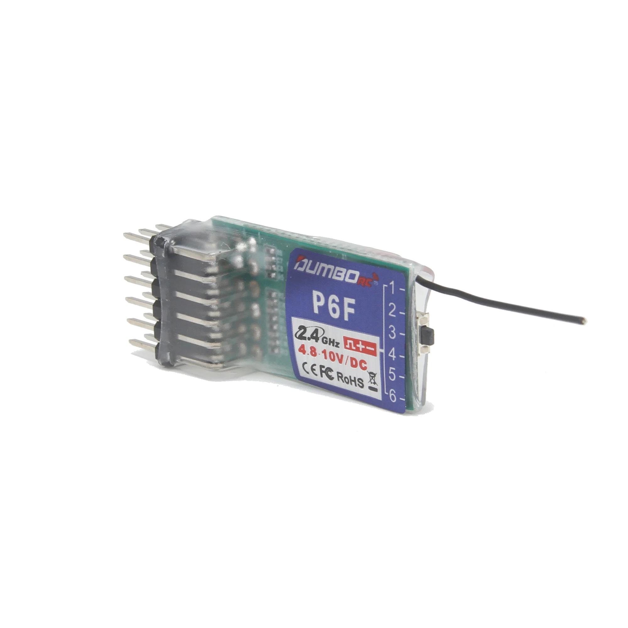 DUMBORC P6F Mini receptor 6CH  - Radio Transmitter 2.4Ghz reseña y precio