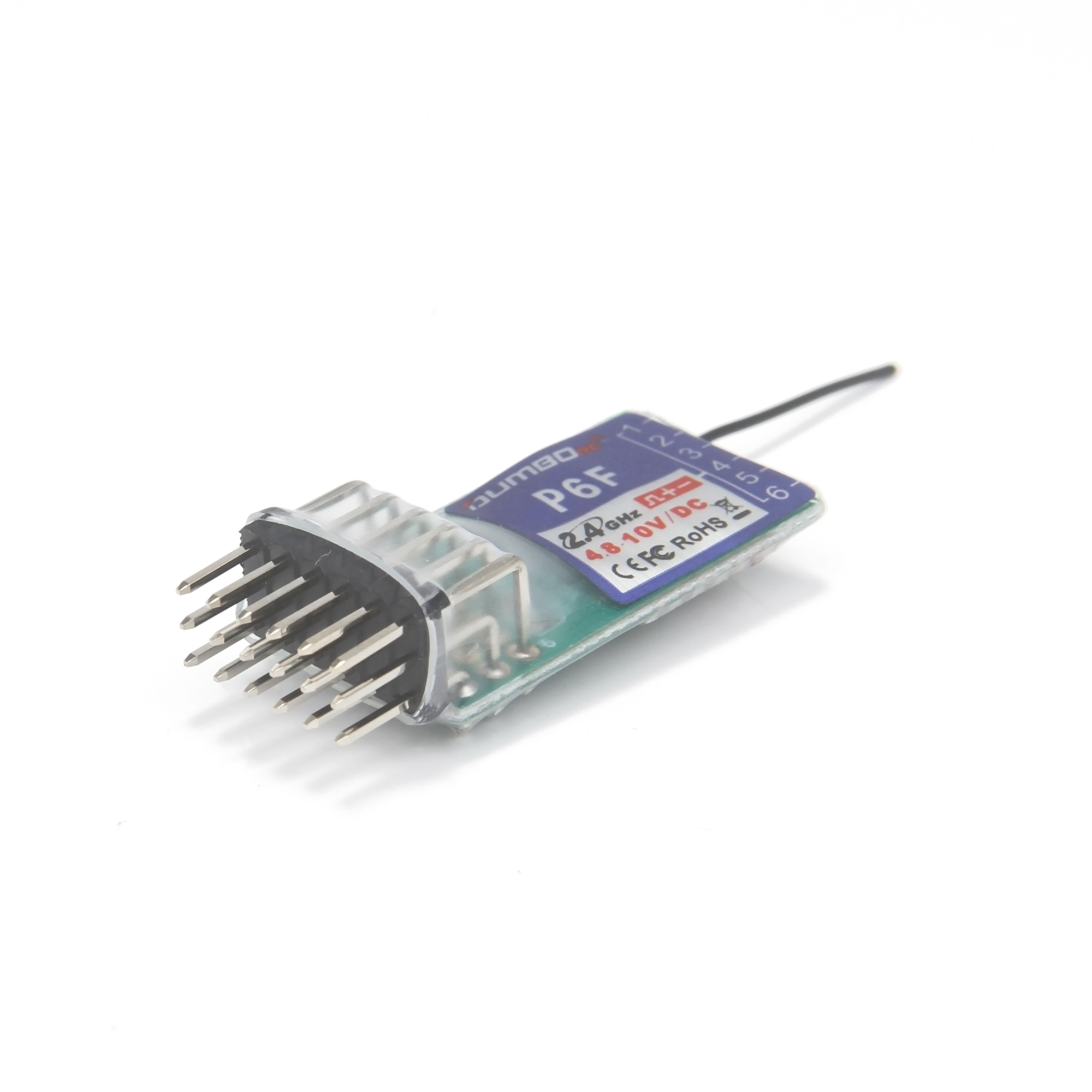 DUMBORC P6F Mini receptor 6CH  - Radio Transmitter 2.4Ghz reseña y precio
