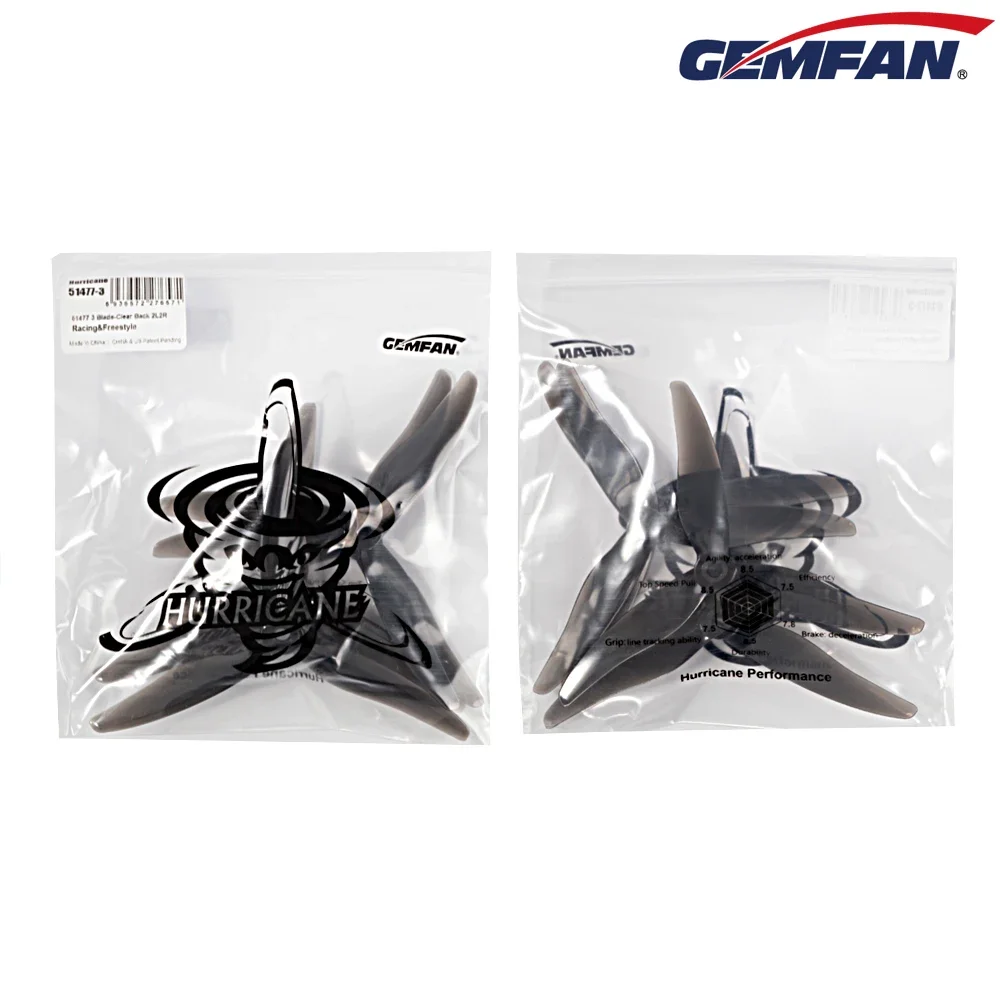 10 pares (10CW + 10CCW) Gemfan - 5 Inch Propeller reseña y precio