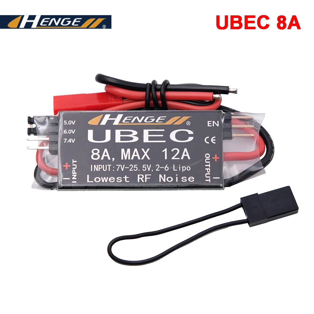 HENGE 8A UBEC salida 5V/6V/7,4 - Lipo Battery 6S reseña y precio