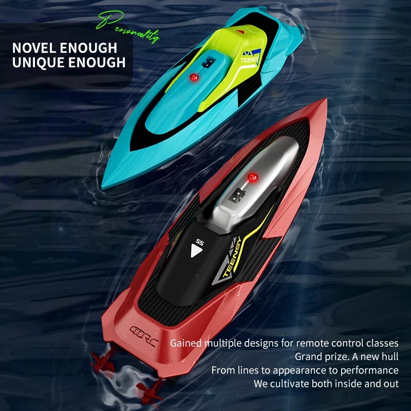 Mini barco RC de 2,4G, barco d - Radio Transmitter 2.4Ghz reseña y precio