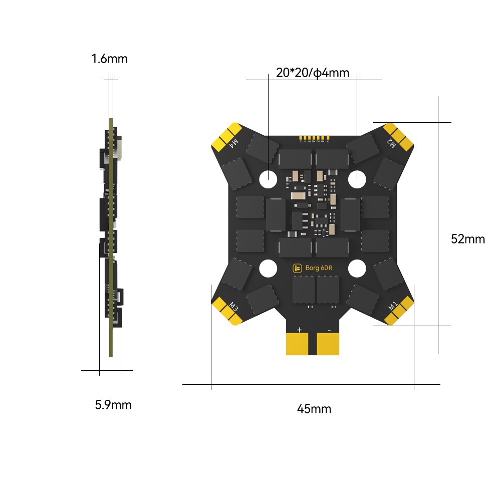 Controlador de vuelo iFlight B - Drone Antenna reseña y precio