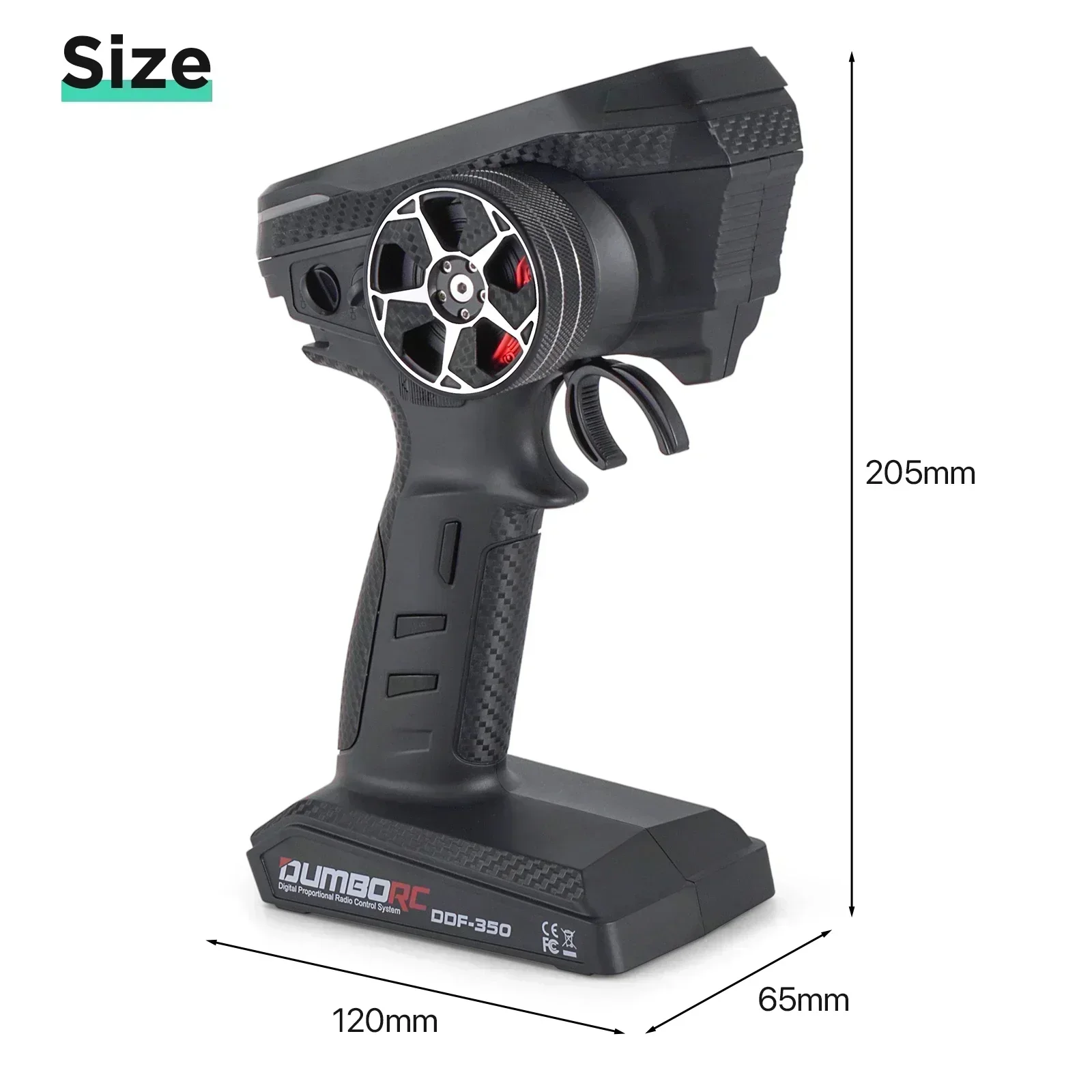 DUMBORC 10CH DDF-350 RC Contro - Radio Transmitter 2.4Ghz reseña y precio
