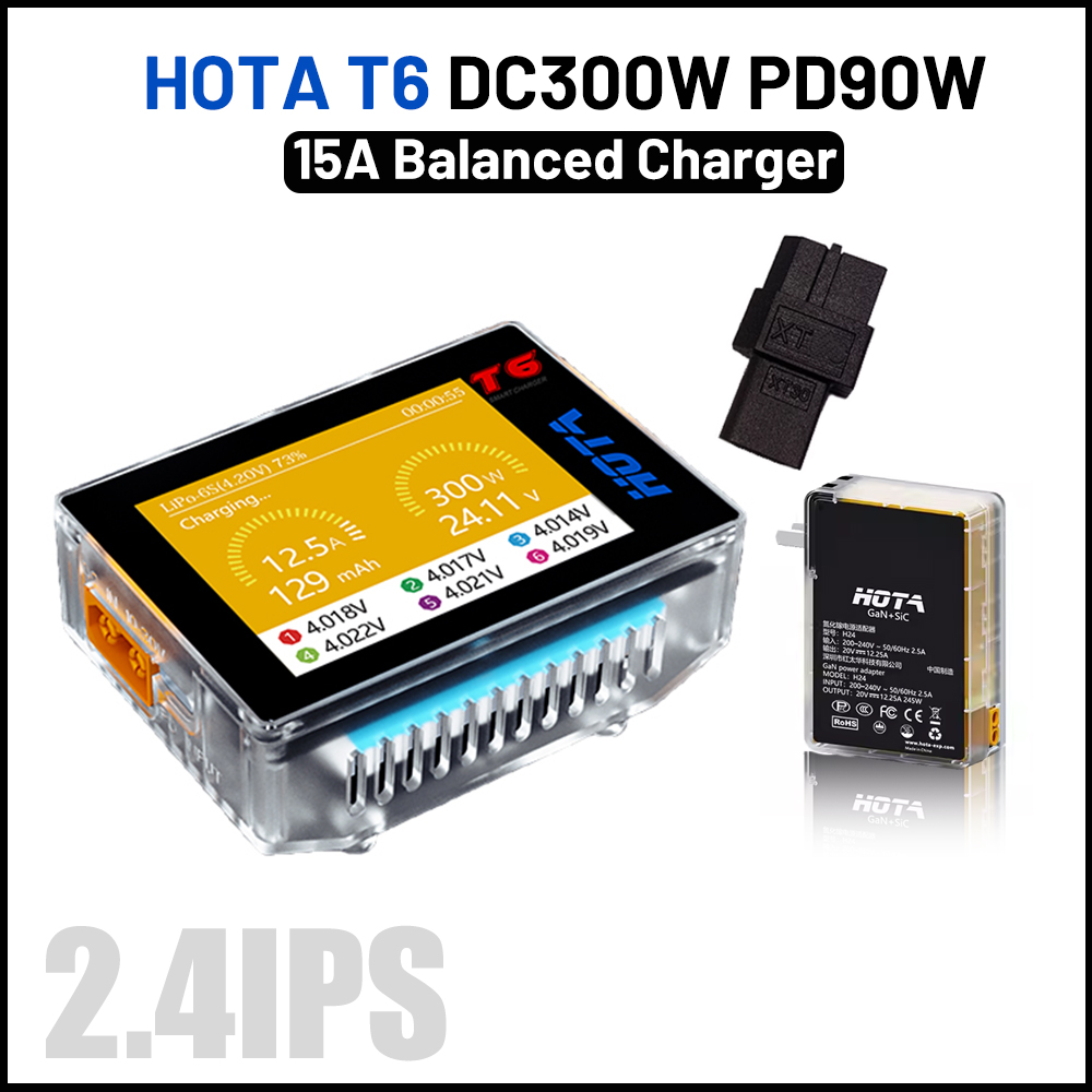 HOTA-cargador inteligente T6 d - Lipo Battery 6S reseña y precio