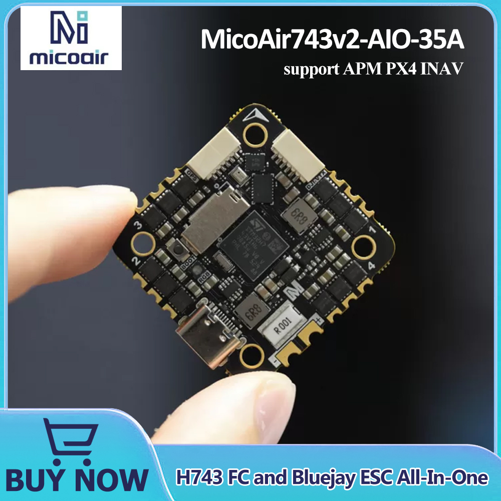 MicoAir743v2-AIO-35A H743 FC y - Betaflight Fc reseña y precio