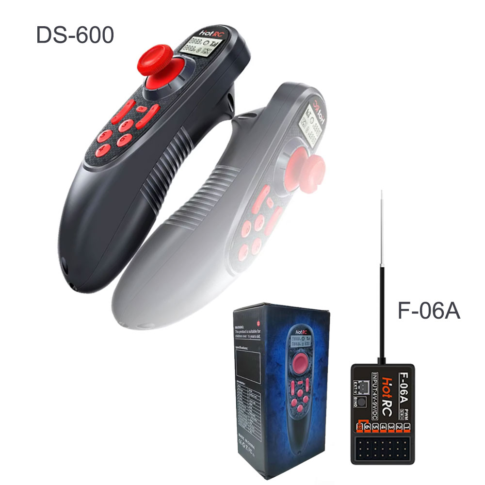 HOTRC DS-600 2,4 GHz 6CH RC ba - Radio Transmitter 2.4Ghz reseña y precio