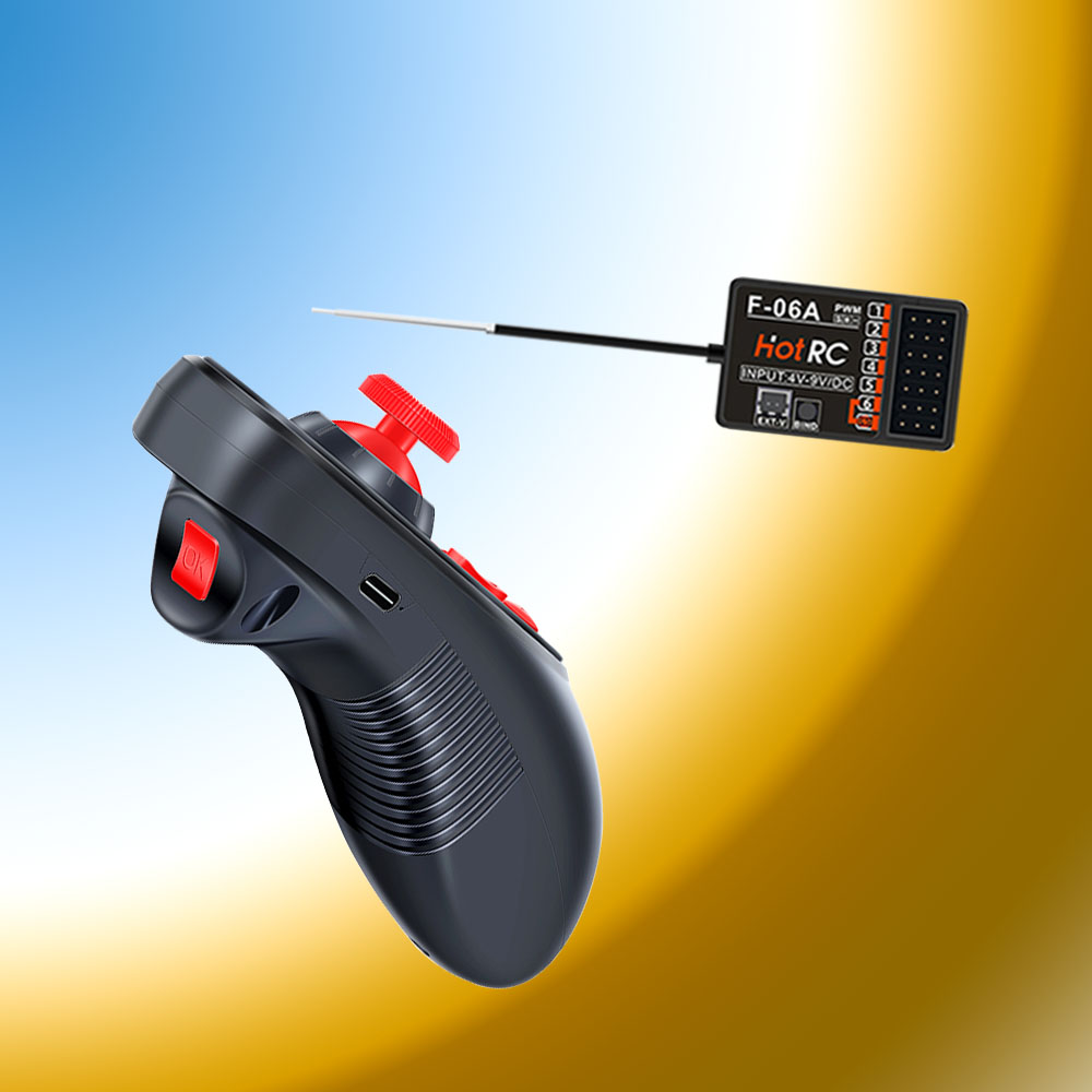 HOTRC DS-600 2,4 GHz 6CH RC ba - Radio Transmitter 2.4Ghz reseña y precio