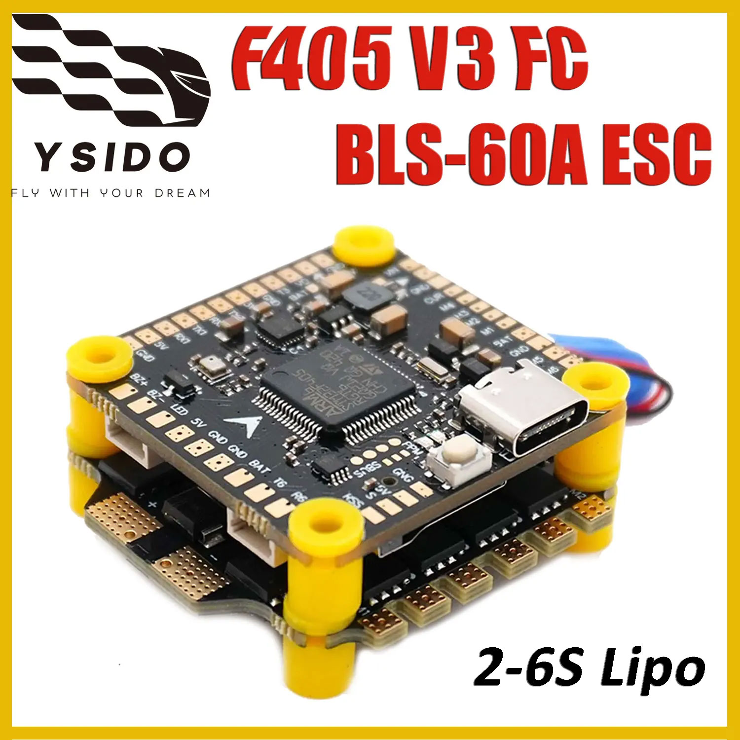 Controlador de Vuelo YSIDO F40 - F405 Flight Controller reseña y precio